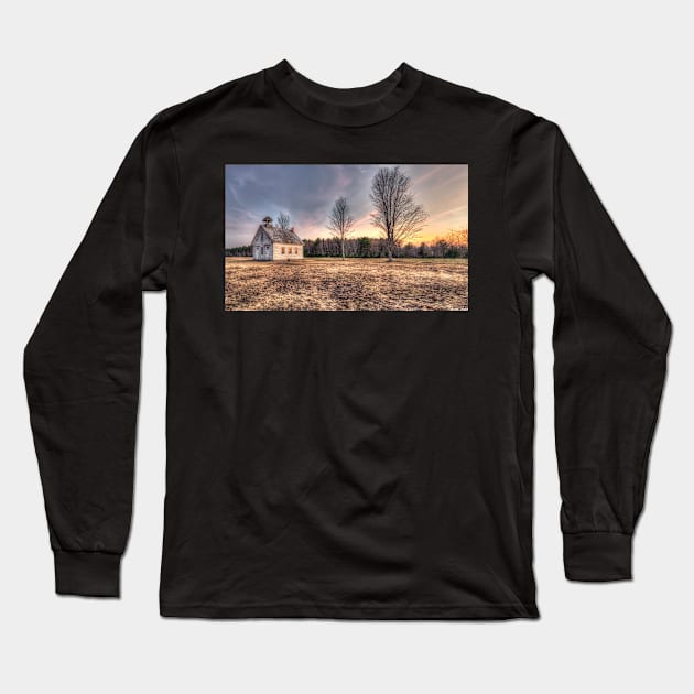 Memories of A One-Room Schoolhouse Long Sleeve T-Shirt by BeanME